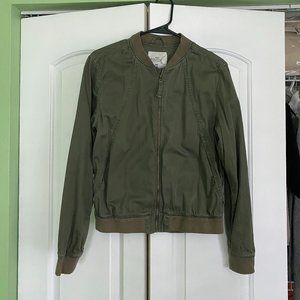 H&M Green Bomber Jacket